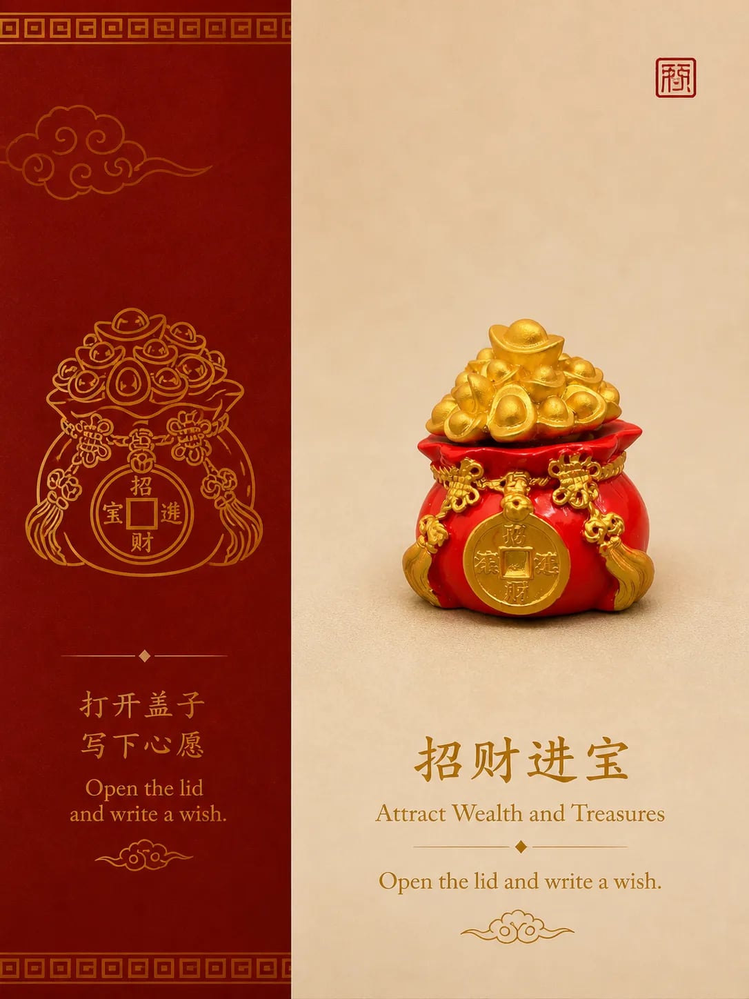 The Treasure Bag Wish Pot